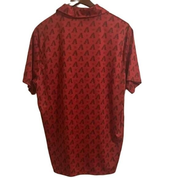 Arizona Diamondbacks Exclusive Fathers Day 2025 Red Polo Shirt with Logo - Picture 2 of 6